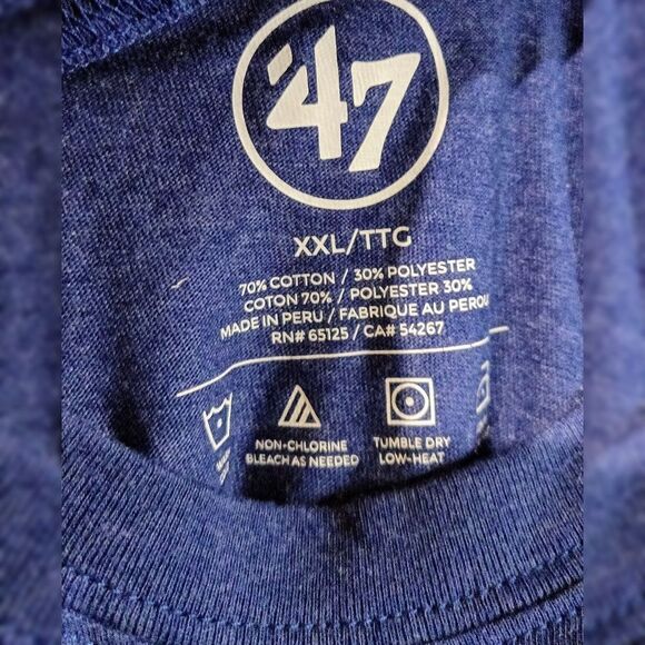 LA los angeles Dodgers blue palms graphic tee 47 - Picture 5 of 6